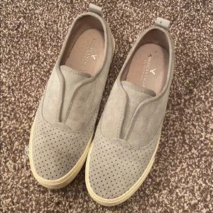 Gray Slip On
